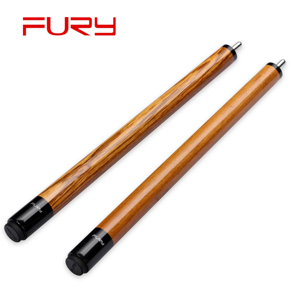 Бильярдный Кий FURY JPW 2/6 13 мм 107 см кончик G10 кленовый вал черный бакелитовый зажим
