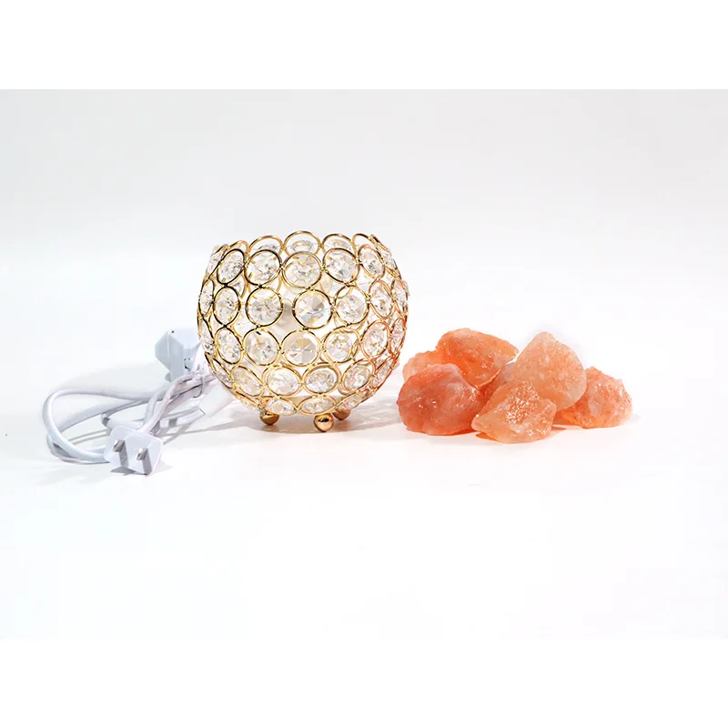 Прикроватный декоративный хрустальный абажур соляная лампа креативный Железный