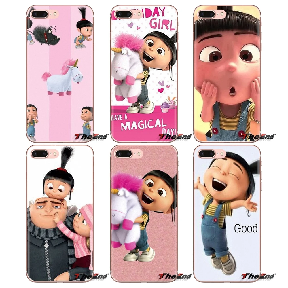 Silicone Cover Bag Unicorn Agnes Despicable Me Minions For Samsung Galaxy S3 S4 S5 Mini S6 S7 Edge S8 S9 S10 Plus Note 3 4 5 8 9 |