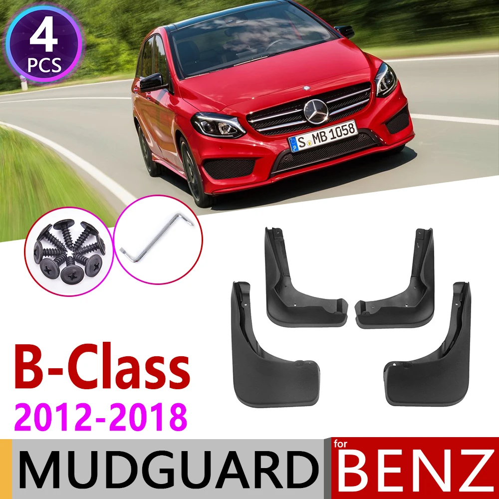 

Mudflap for Mercedes Benz B Class B-Class W246 2012~2018 Fender Mud Guard Flaps Mudguards Accessories 2013 2014 2015 2016 2017