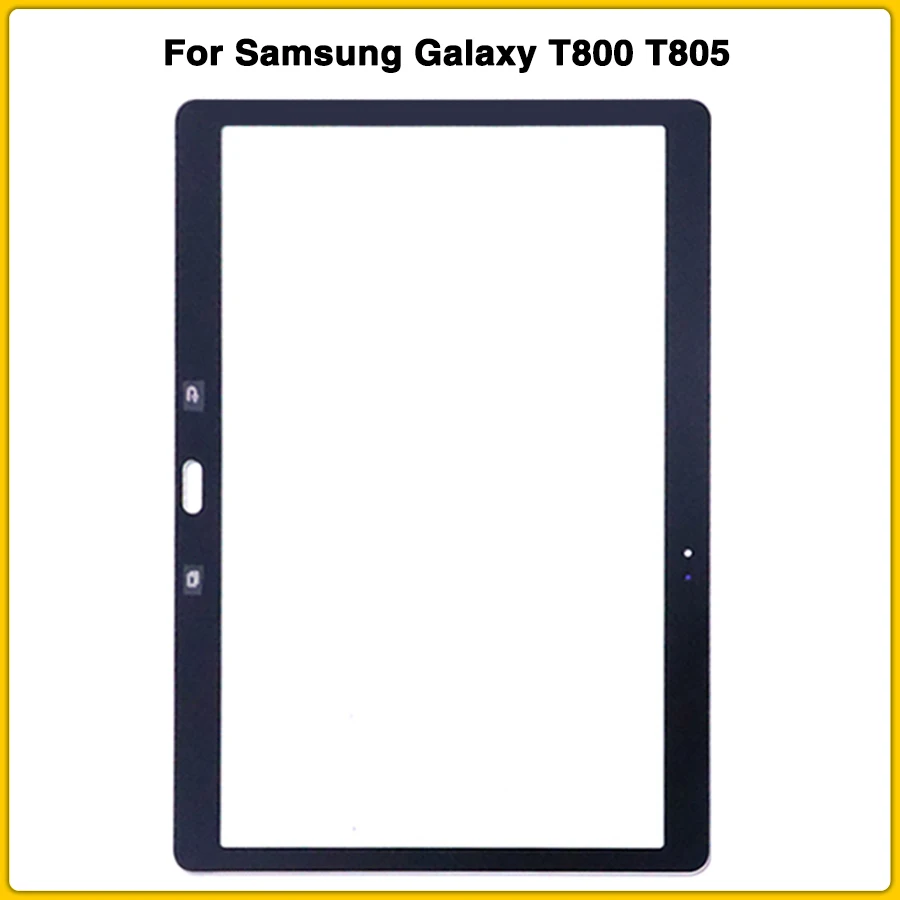 ЖК-передний стеклянный объектив для samsung Galaxy Tab S 10,5 LTE SM-800 SM-T805 T800 T805 внешний сенсорный экран стеклянная панель объектива