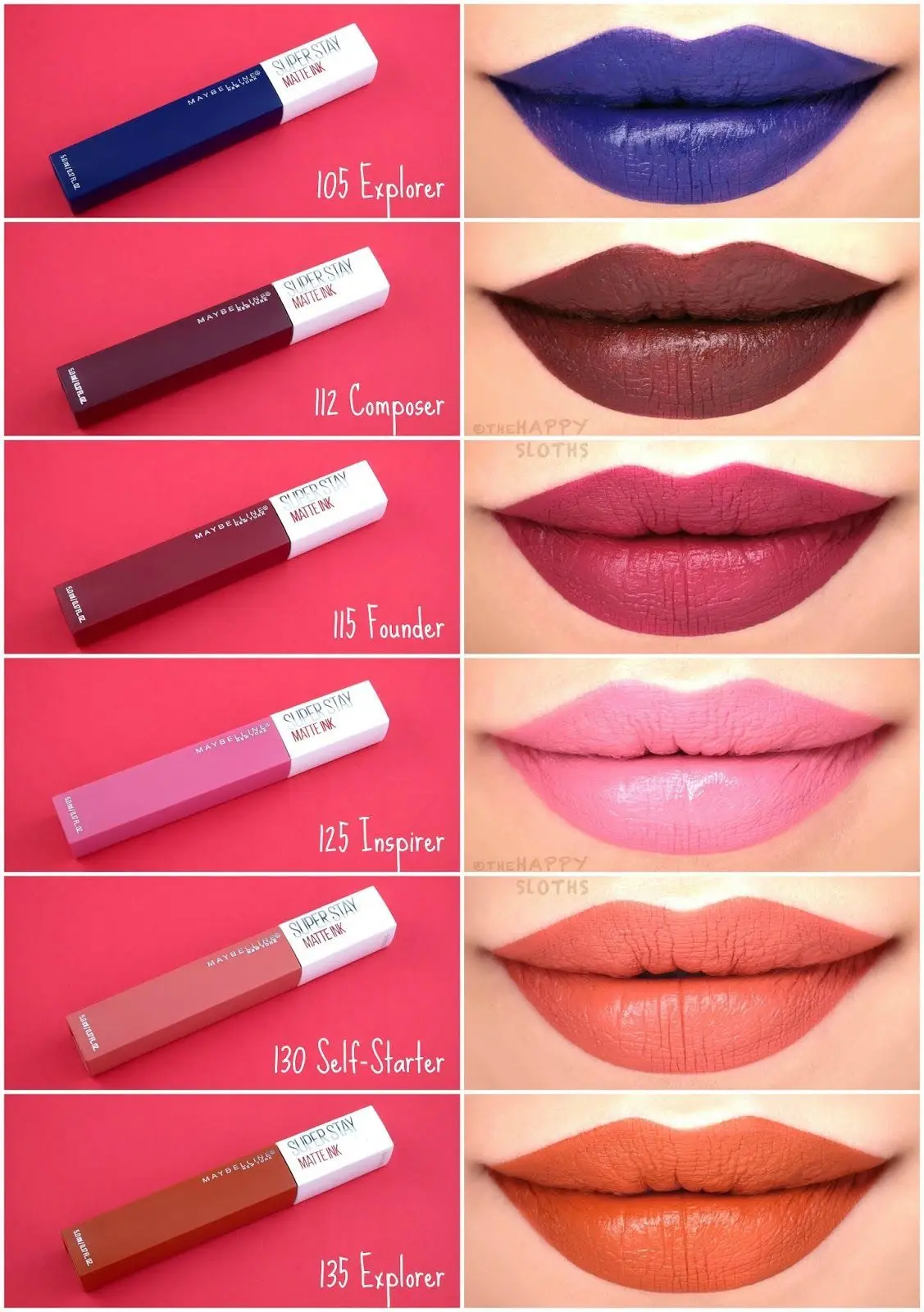 Maybelline New York Super Stay матовая отделка Ink City Edition жидкая губная помада для макияжа