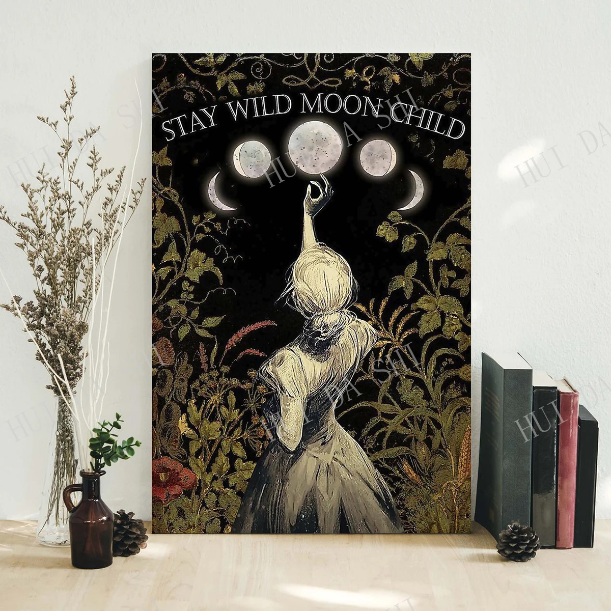 

Stay Wild Moon Child, Into Forest I Go to Lose My Mind and Find My Soul poster no frame-Signs for Home-Best gifts ever
