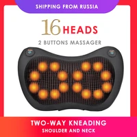 864 heads massage pillow shiatsu massager for back waist body cervical pillow home car electric shiatsu massager back massage