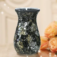 europe creative glass vase fashion mosaic shell vases handmade vase crafts dried flowers terrarium glass containers home decor