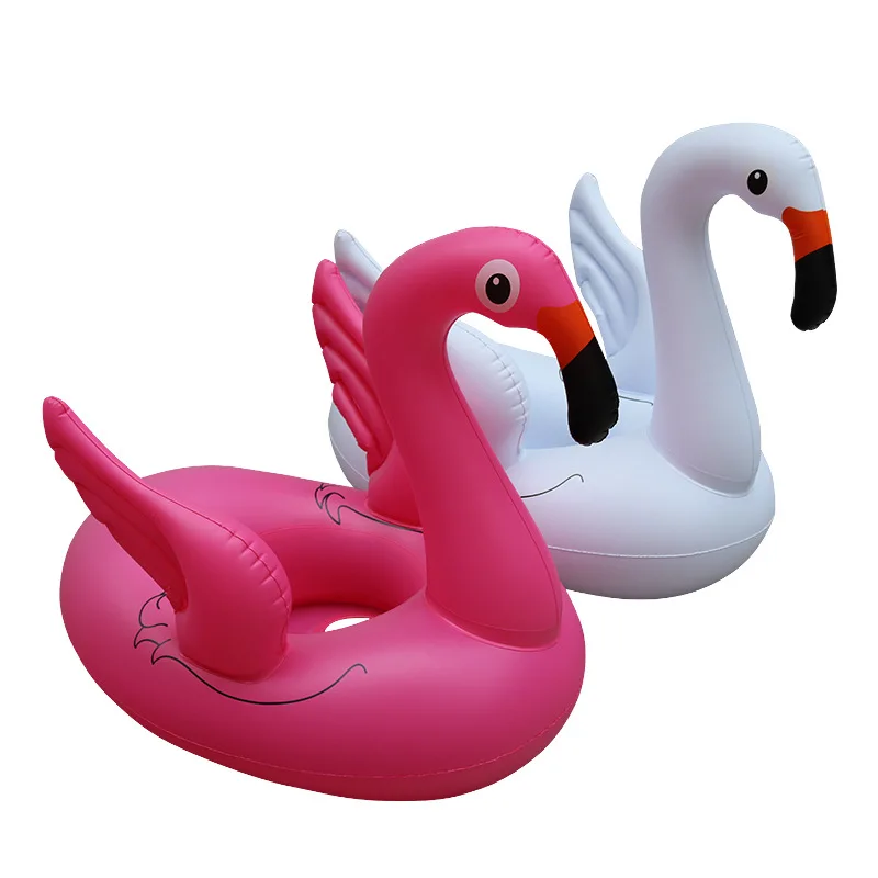 

Baby Swimming Ring Flamingo Inflatable Circle Pool Float Toys Floating Baby Seat Swimming Training Circle Beach Party