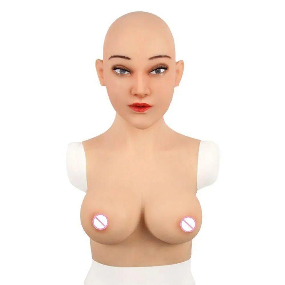 

C Cup Huge Artificial Silicone Breast Forms Fake Face Crossdresser Fake bra Realistic Soft Boobs Transvestite Mastectomy Bra