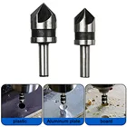 Набор сверл для зенковки из быстрорежущей стали с 5 канавками, 82 градуса, с круглым хвостовиком