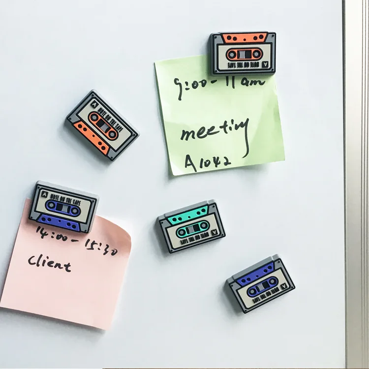 Лента наклейки на холодильник Ретро Декор аудио кассеты домашняя отделка кухни