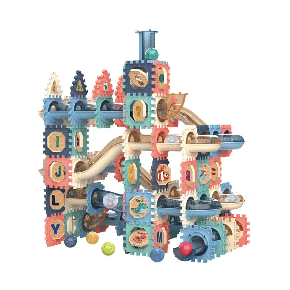 

Конструктор-лабиринт детский, развивающий строительный блок, игрушка-конструктор, трек, подарок