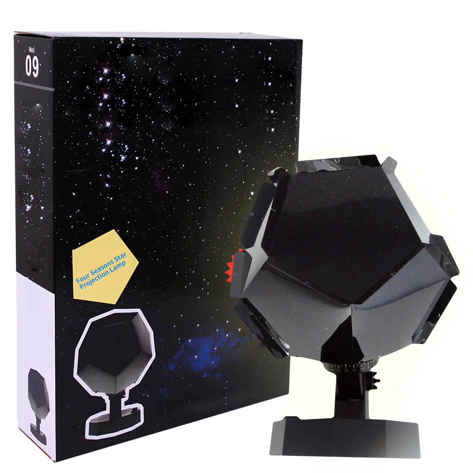 

Houkiper Romantic ABS Globe Projector Dimmable Universe Space Star Projection Lamp Suitable For Children In The Bedroom At Night