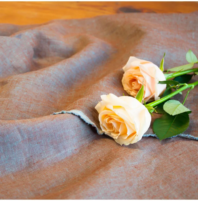 Высококачественная льняная ткань с песком и высококачественная Окрашенная