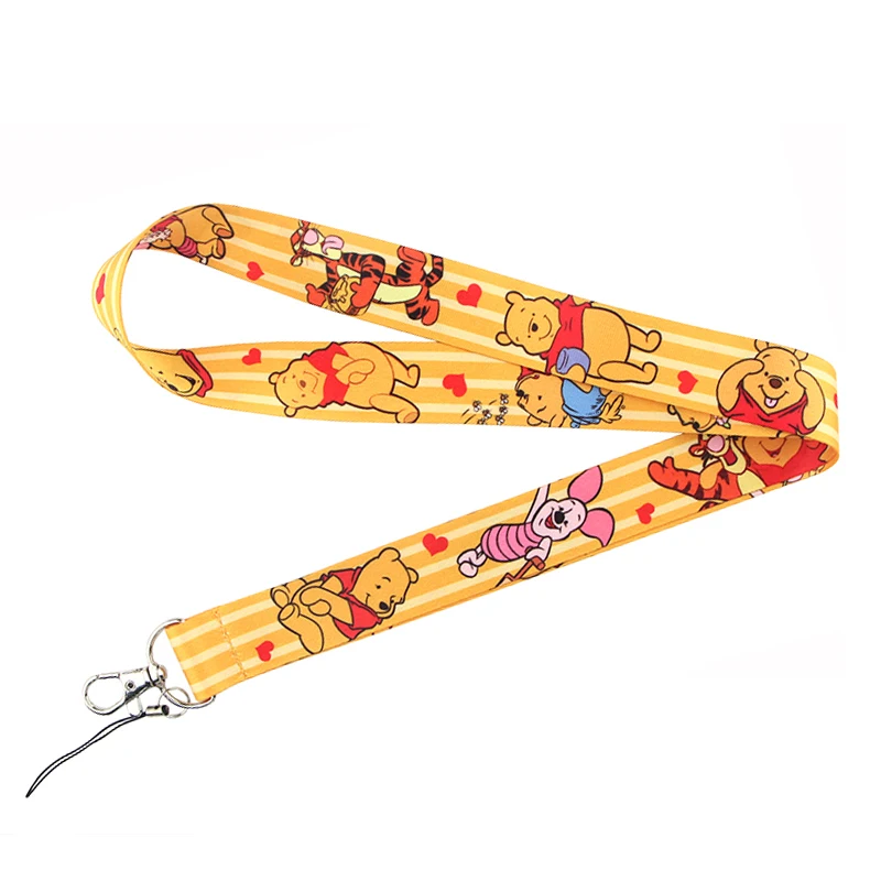 LT972 детский шнурок с изображением пуха медведя для ключей Обложка удостоверения