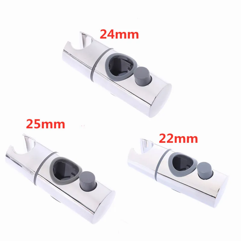 

Bathroom Accessories Universal 22~25mm ABS Plastic Shower Slide Rail Bar Holder Adjustable Clamp Holder Bracket Replacement