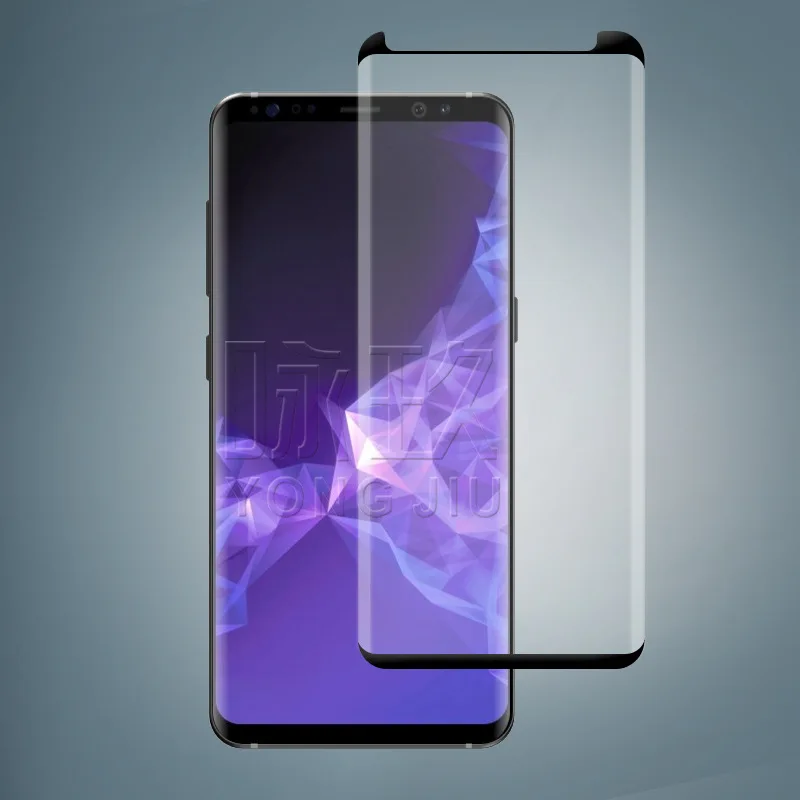 

3D Tempered Glass Edge Protective Glas Screen Protector On Film For Samsung Glalaxy S8 S8Plus S9 S9Plus Note8