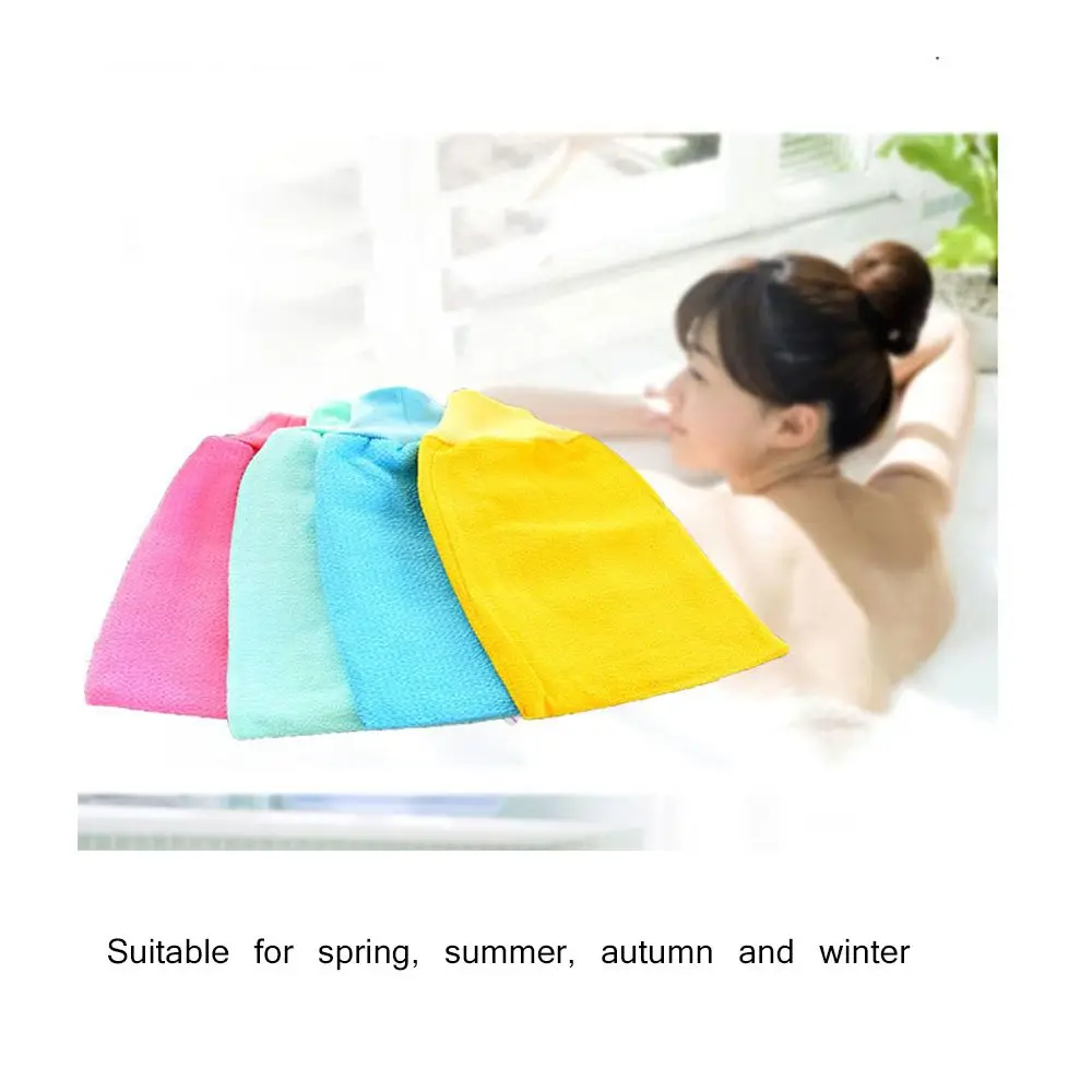 

1 шт., отшелушивающая Двусторонняя перчатка для душа и спа