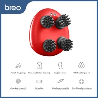 breo scalp mini ipx7 waterproof electric wireless scalp massager for hair growth health care head massage