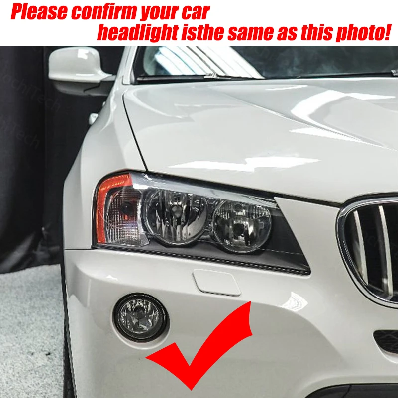 СВЕТОДИОДНЫЙ LED Angel Eye 6000K белое кольцо ореола DRL дневсветильник для BMW X3 F25 2010-2014