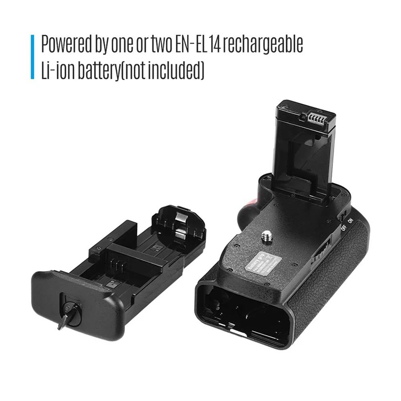 Vertical Battery Grip Holder for Nikon D5100 D5200 Dslr Camera En-El 14 Powered with Ir Remote Control | Электроника