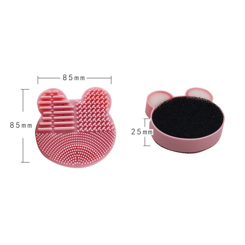 

1 Pcs Three Cleaning Modes Silicone Makeup Brush Cleaner Make Up Washing Brush Foundation Makeup Brush Scrubber Tool