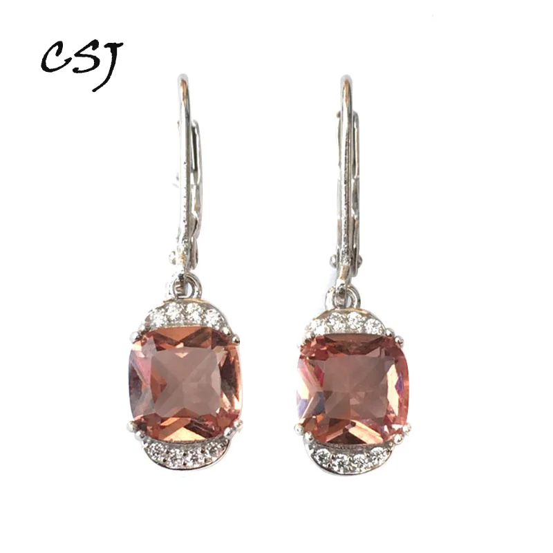 Женские серьги ушной крючок CSJ Изящные Ювелирные украшения из стерлингового