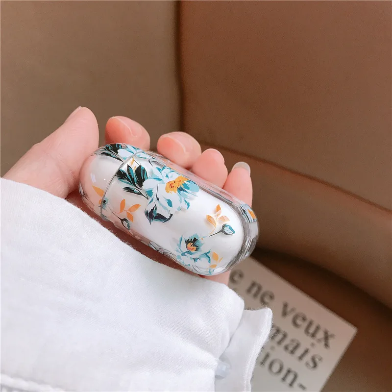 Feiseli винтажный прозрачный пластиковый чехол Airpods 1 2 защитный для наушников