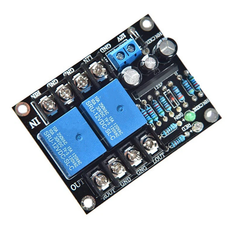 

UPC1237 DC 12-24V Dual Channel Speaker Protection Circuit Board Boot Mute Delay