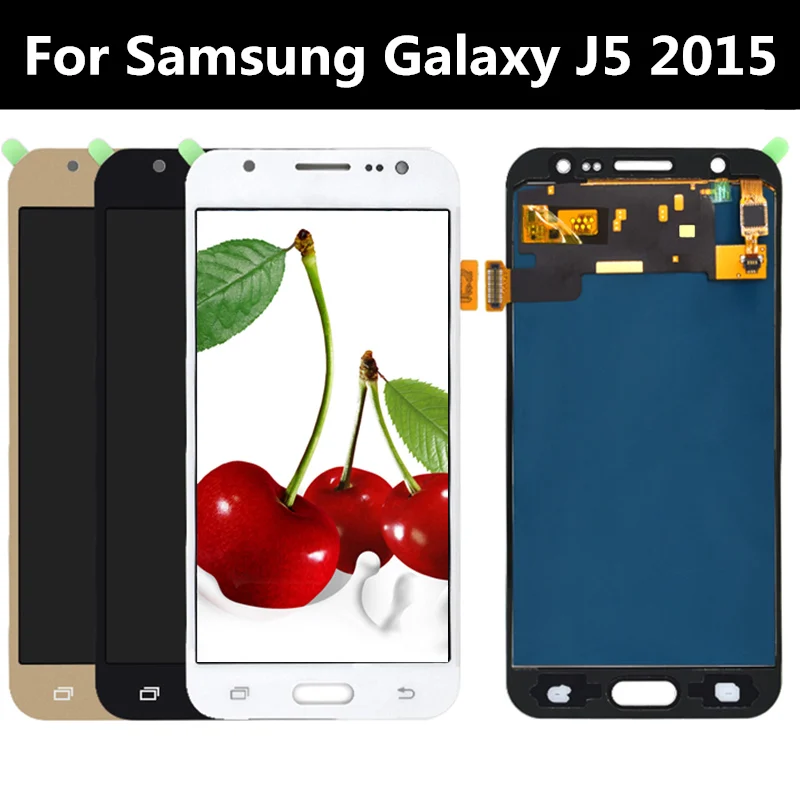 

ЖК-дисплей TFT с регулируемой яркостью для Samsung Galaxy J5 2015 J500F J500M J500Y, сменный ЖК-дисплей с сенсорным экраном в сборе