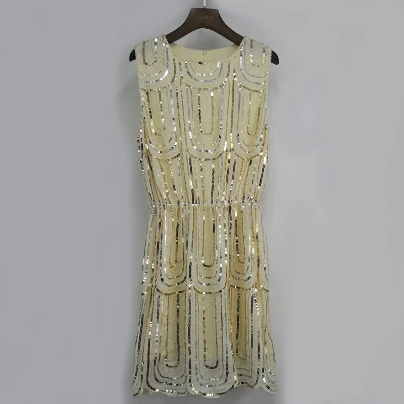 BacklakeGirls 2019 блестками Прямые Совок шеи коктейльные мини платья без рукавов