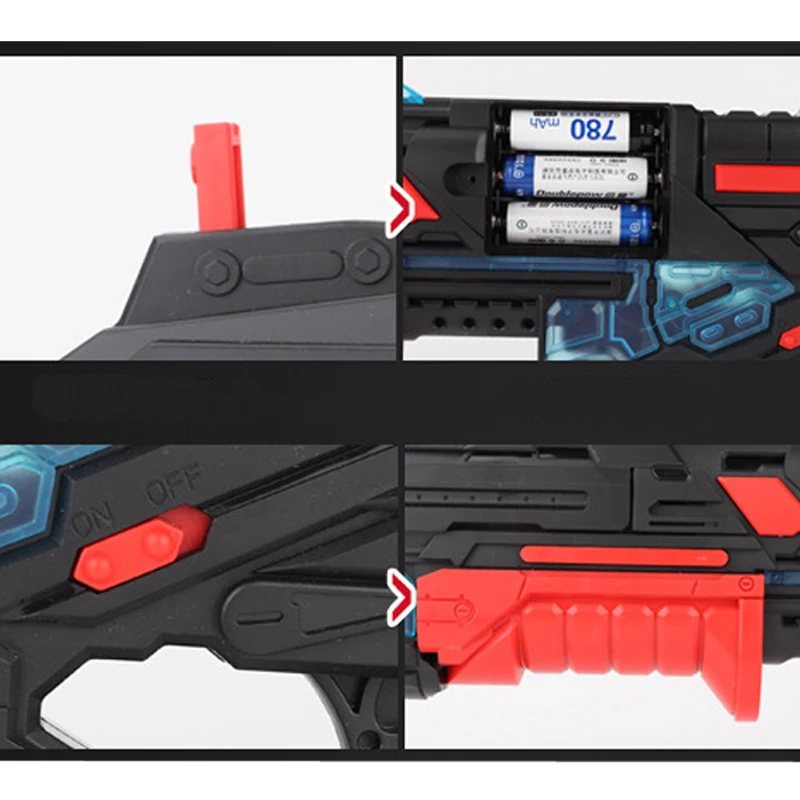 Детская крутая Электронная Мягкая Пуля раньше пуля пенопластовая игры пулемет