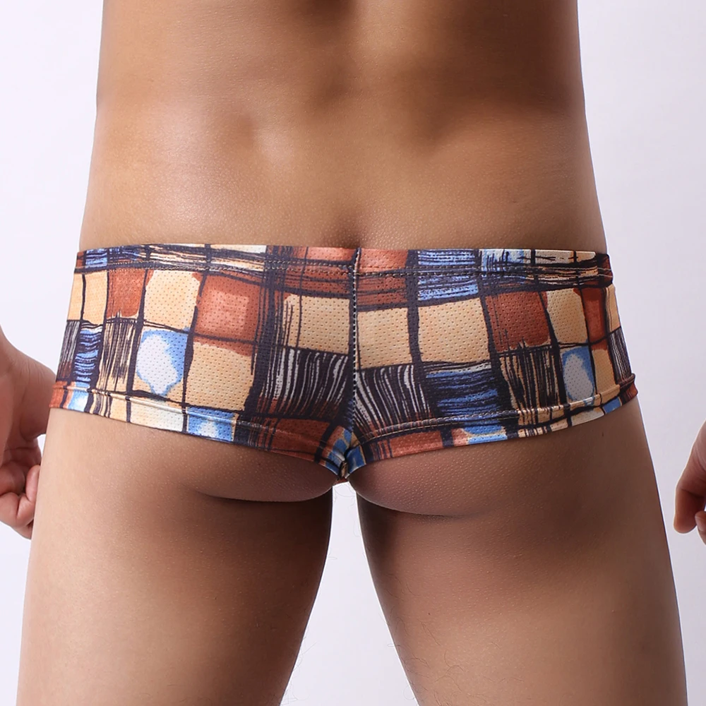 

Underwear Men's Sexy Lingerie Low Rise Boxers Underpants Comfortable Breathable Bikini Pouch Soft Male Panties New