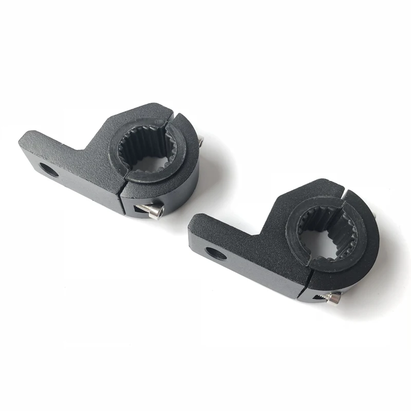 2x Bumper clip only 2x25 Вт Cannon Светодиодный точечный светильник s мотоцикл DRL Дневной туман светильник прожектор для внедорожника 4WD грузовик ATV головной светильник s 12 в 24 В налобный фонарь - Цвет: 2x Bumper clip only