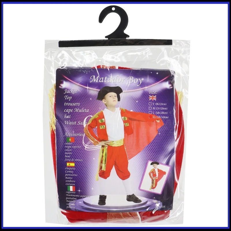 Shanghai Story childen Детский костюм для косплея на Хэллоуин|cosplay costume|kids halloweenmatador costume |