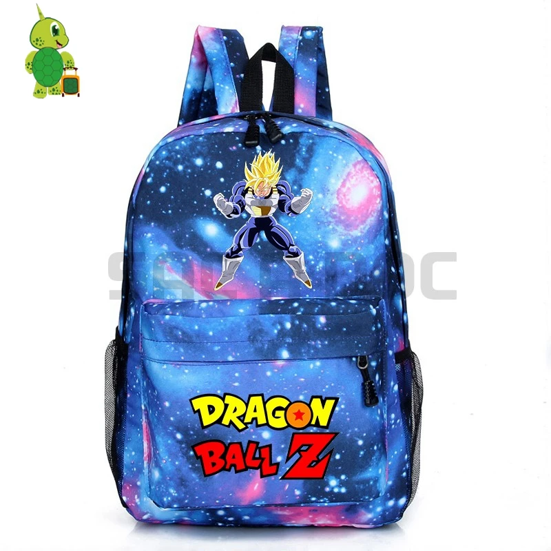 Mochila Dragon Ball Z рюкзак Goku Super Saiyan для мальчиков и девочек рюкзак для подростков школьные сумки галактика Звездная ночь дорожная сумка
