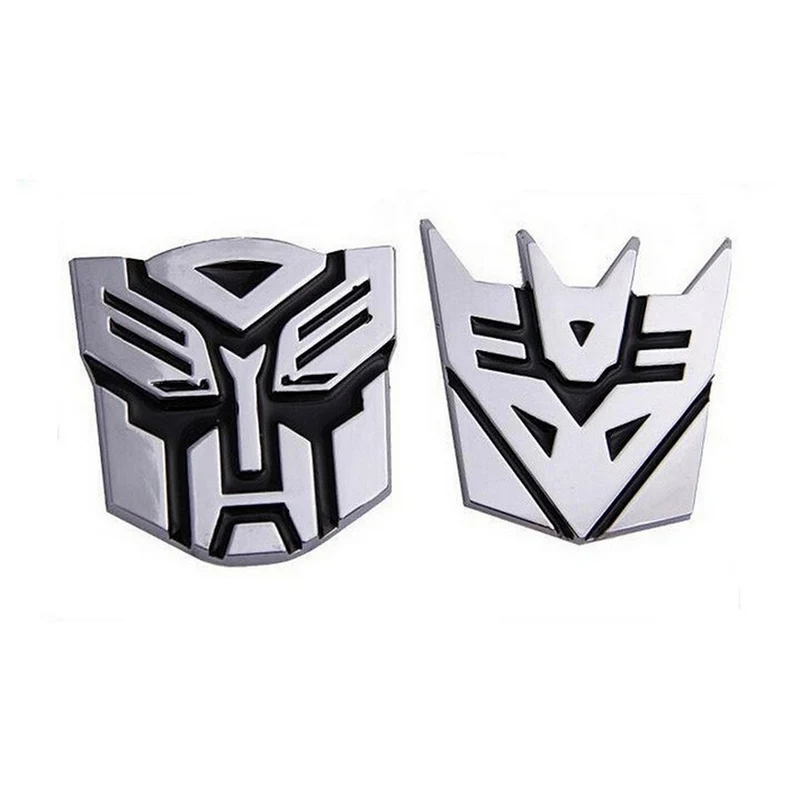 Autobots 3D металлические наклейки для автомобиля эмблема трансформатора стайлинга