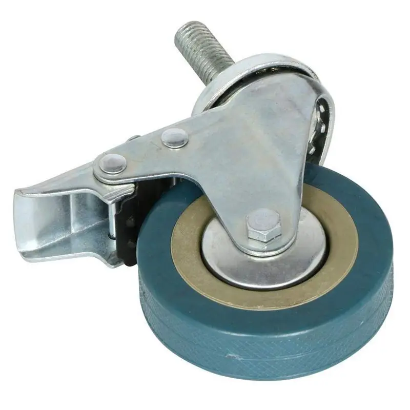 

Heavy Duty 75mm Swivel Castor with Brake Trolley Casters wheels for Furniture, Set of 4