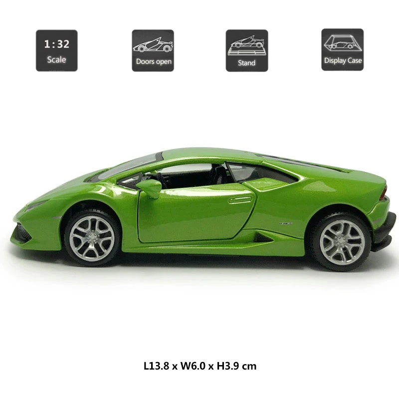 HOMMAT 1/32 масштаб 2014 Huracan LP 610-4 модель автомобиля из сплава металла 1:32 литой
