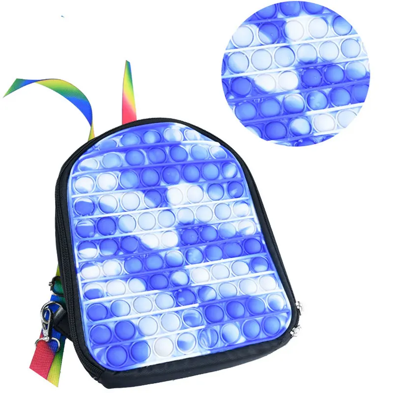 POP-mochila con burbujas para adulto, juguete antiestr&eacute;s suave, blando, antiestr&eacute;s-1