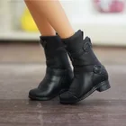 Оригинальная кукольная обувь, модные принцессы 16, украшения для кукол для девочек, украшения сделай сам, черные сапоги, золотые сандалии, обувь на высоком каблуке, супер модель