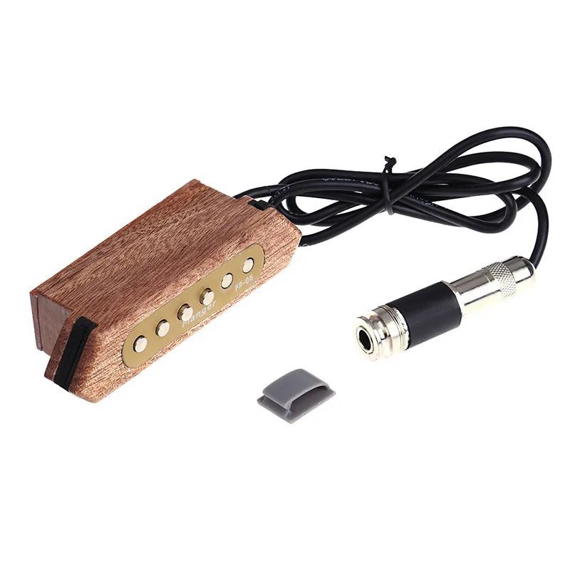 

Flanger Fp-06 Magnetic Soundhole Pickup Bass Guitar Parts Accessories Tuner Tuning Guitars Adjustable Tone Volume Wooden Pickups