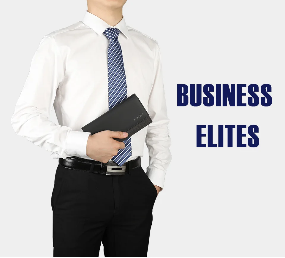 YAOKU 2023new Arrival Men 's Long Wallet Clutch Wallet Men 's Bag Multi-card Three-fold Oxford Cloth Hidden Buckle Card Holder