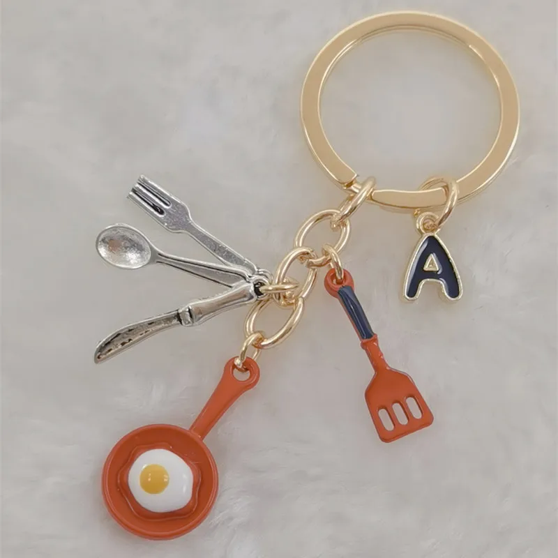 Брелок шеф-повара сковорода для жарки яиц симпатичный брелок игрушка подарок