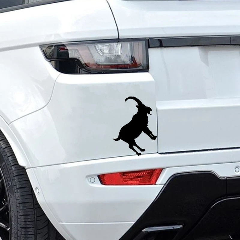 Творческий 14 5*14 см Модная горный козел контур творческий наклейки для автомобиля