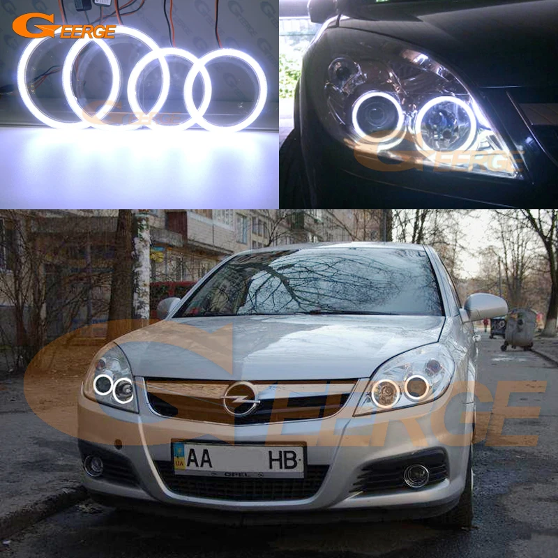 Для Opel Vectra C 2005 2006 2007 2008 facelift фар отличное качество ультра яркий COB led Ангельские