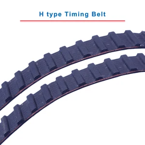 H type timing belt model-1060H/1070H/1 080H/1085H/1100H/11 20H/1130H  Trapezoid teeth belt teeth pitch 12.7 mm width 25/30 mm