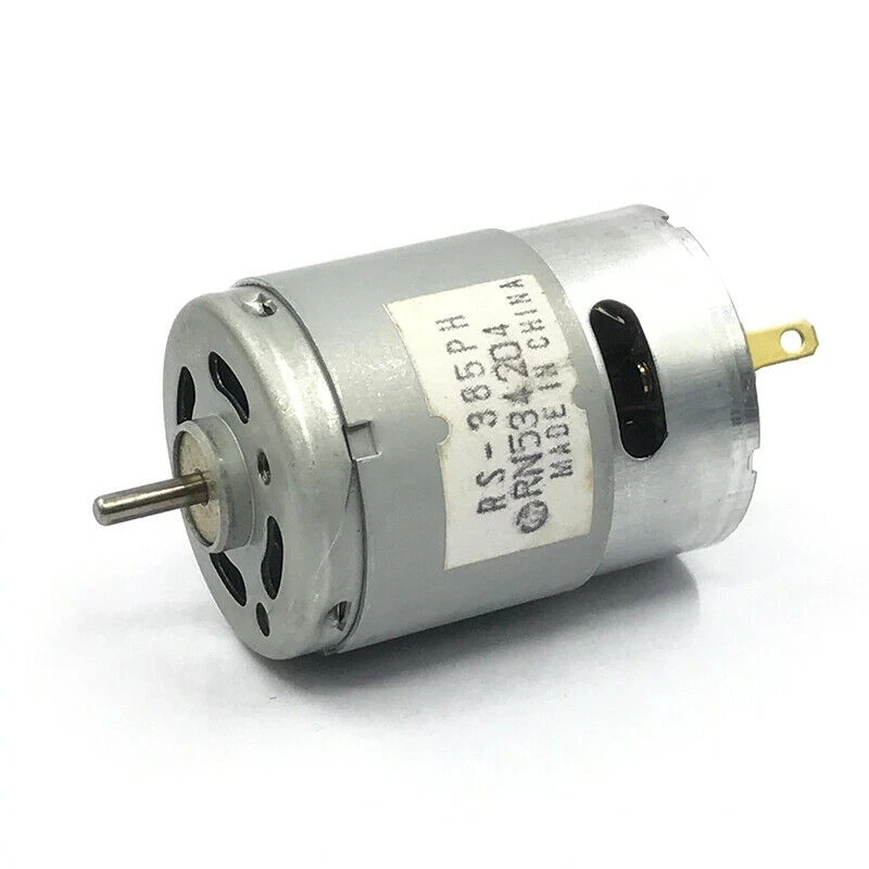 RS-385 6V 12V 24V 28V Высокоскоростной микро двигатель постоянного тока 3500 об/мин-15300