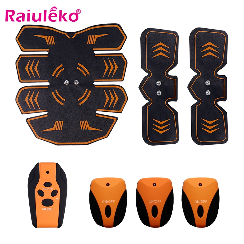 Беспроводной умный электрический стимулятор мышц массажный аппарат ABS EMS