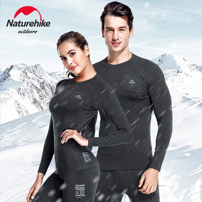 Термобелье Naturehike HeatMax для мужчин и женщин самонагревающееся зимнее фитнес белье