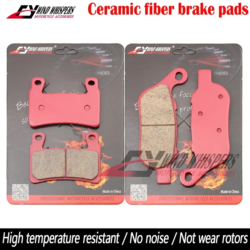 Керамические передние и задние тормозные колодки для мотоцикла Harley Softail Slim breaker