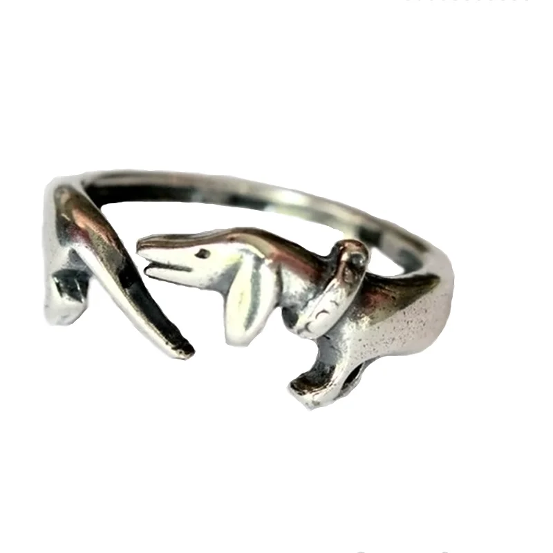 Дропшиппинг розничный изготовлен из древнего серебра покрытое металлом таксы